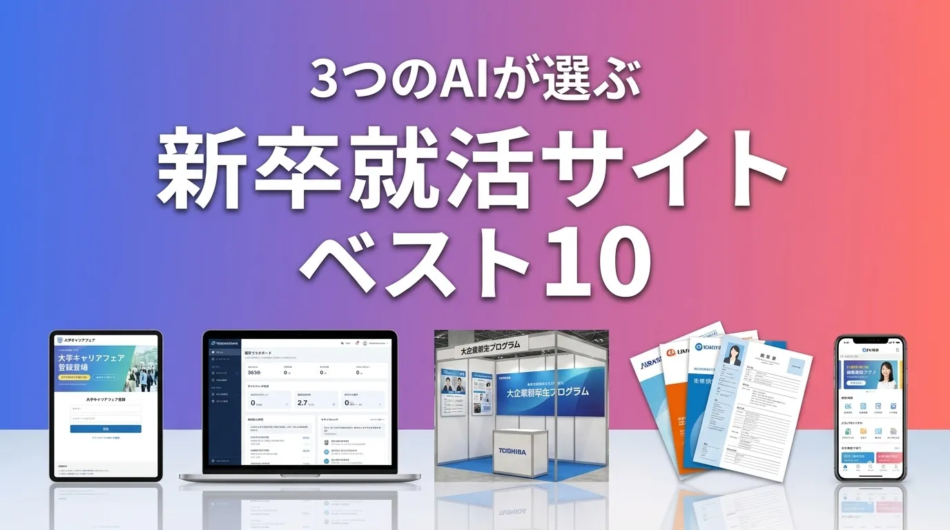2026年6月版新卒就活サイトおすすめAIランキング
